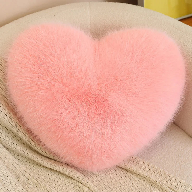 Long Plush Heart Pillow for Gifts