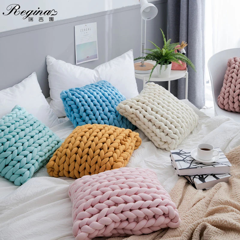 Regina Cotton DIY Hand Knot Cushion