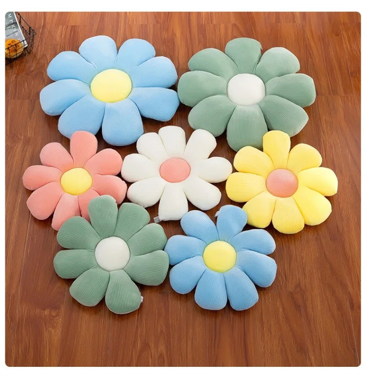 Cute Daisy Flower Pillow for Kids