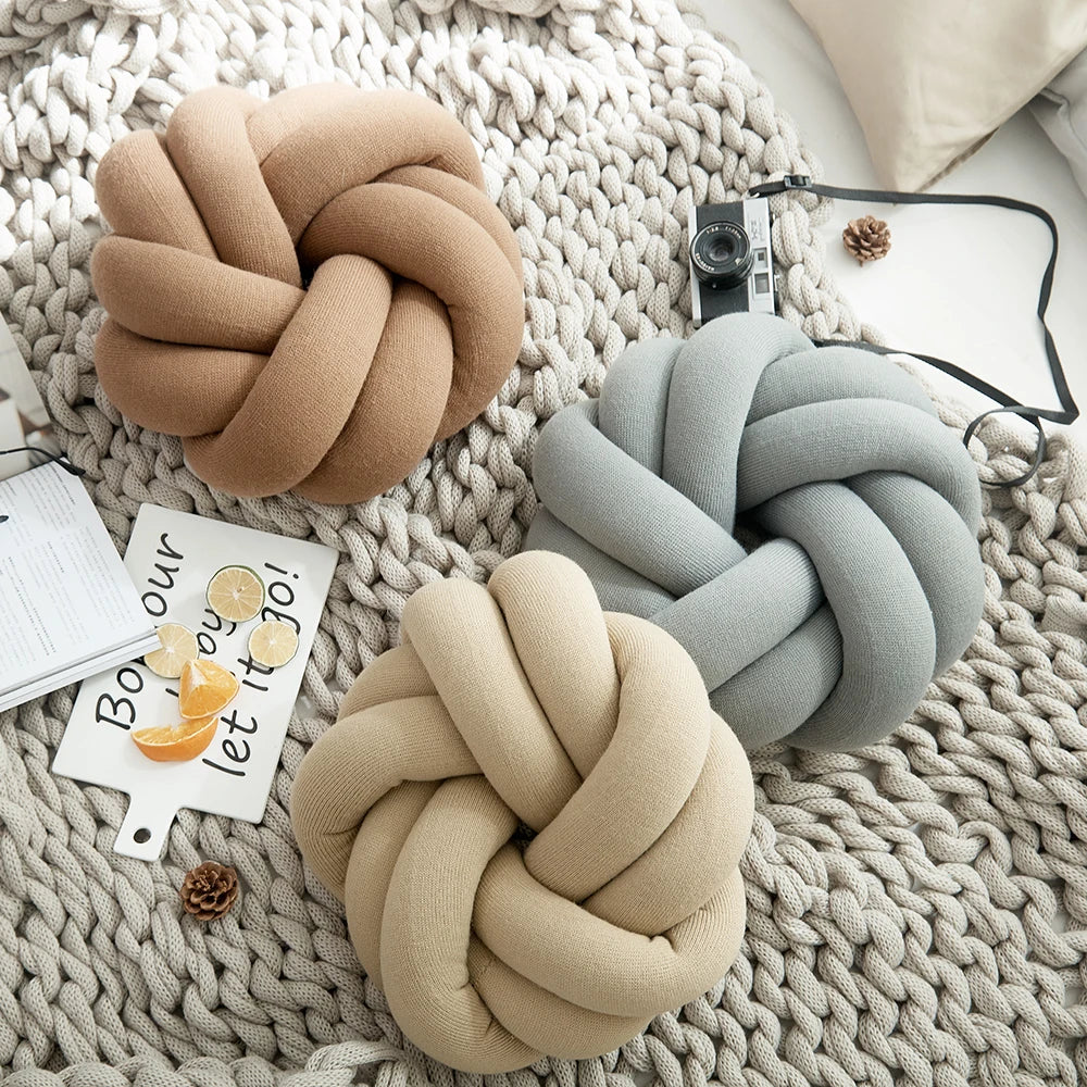 Regina Cotton DIY Hand Knot Cushion