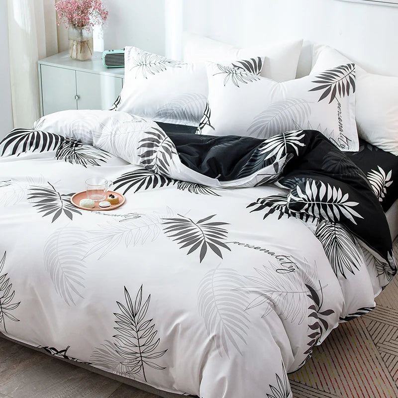 Double-Sided Four-Piece Bedding Set