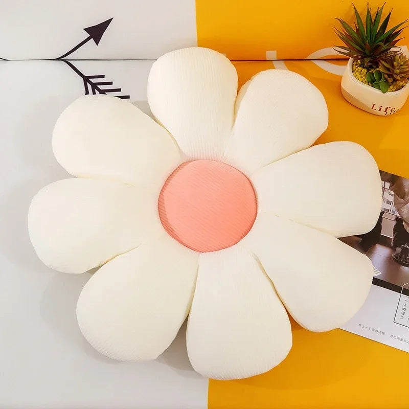 Cute Daisy Flower Pillow for Kids