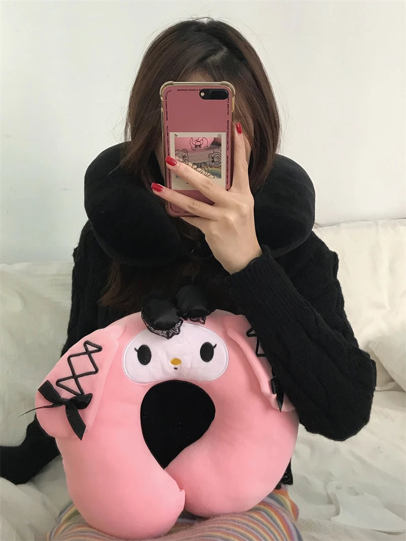 Cute Lolita Anime U-Shaped Neck Pillow