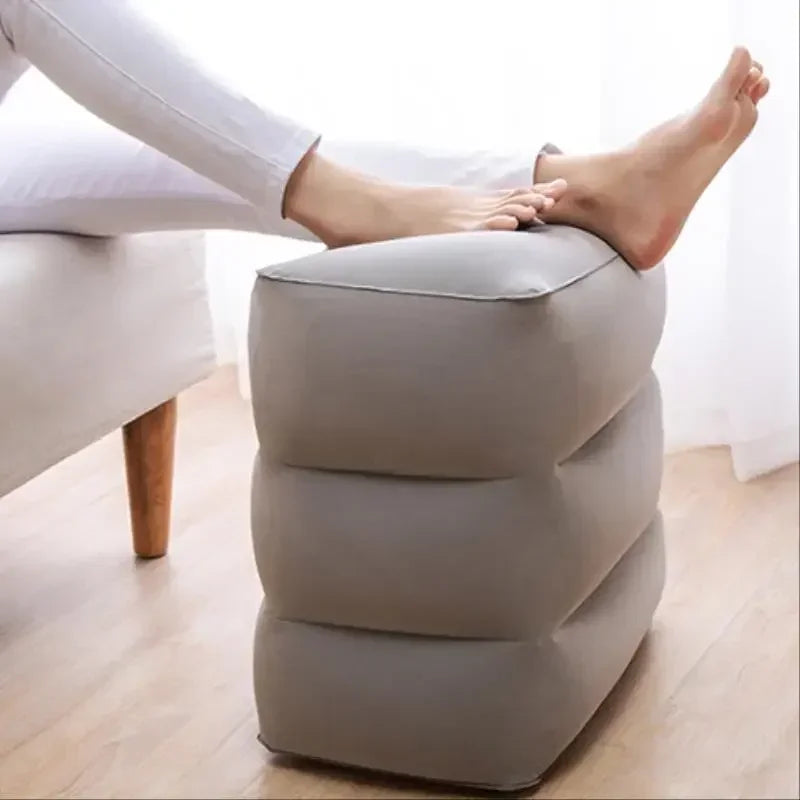 Inflatable Flight Footrest Pillow for Travel