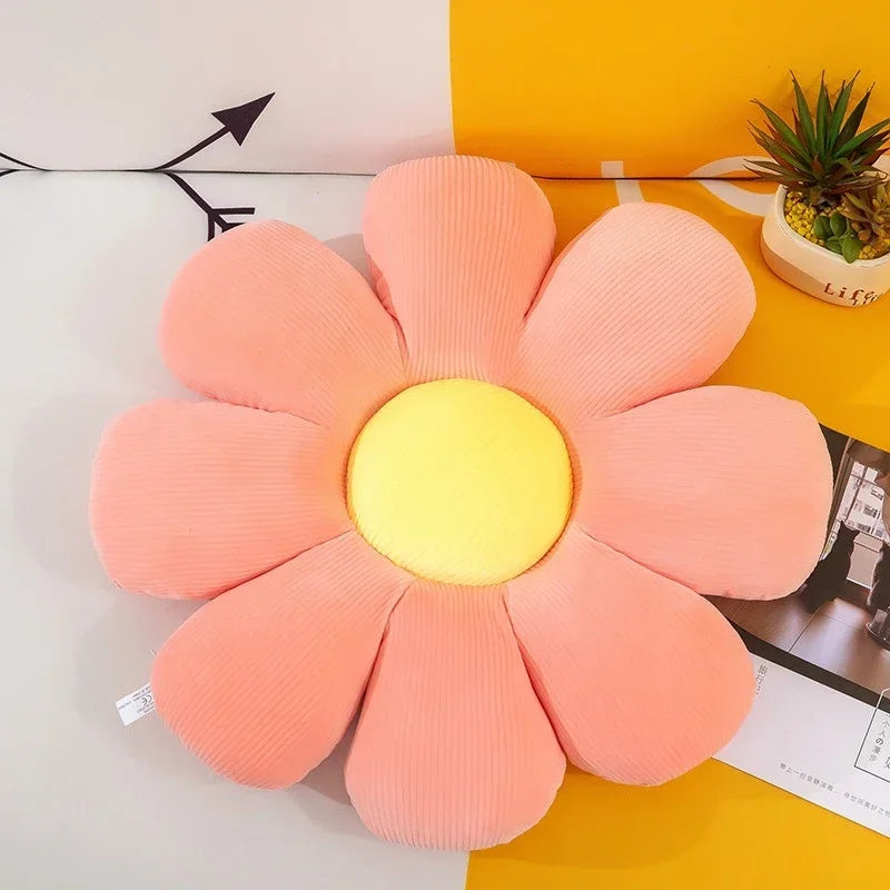 Cute Daisy Flower Pillow for Kids