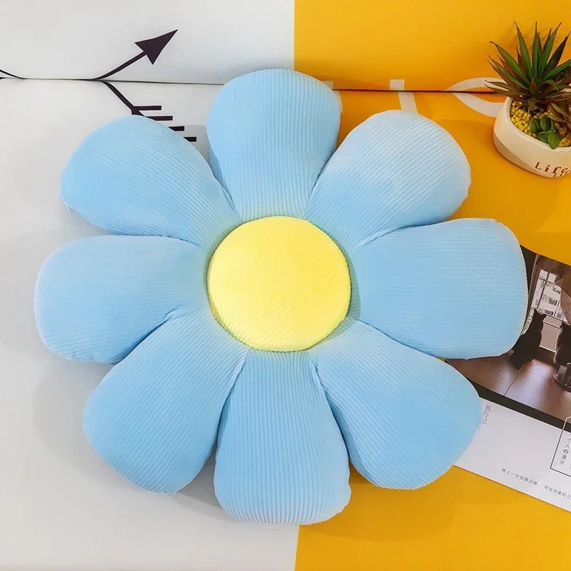 Cute Daisy Flower Pillow for Kids