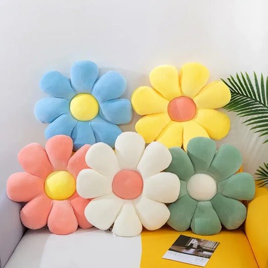 Cute Daisy Flower Pillow for Kids