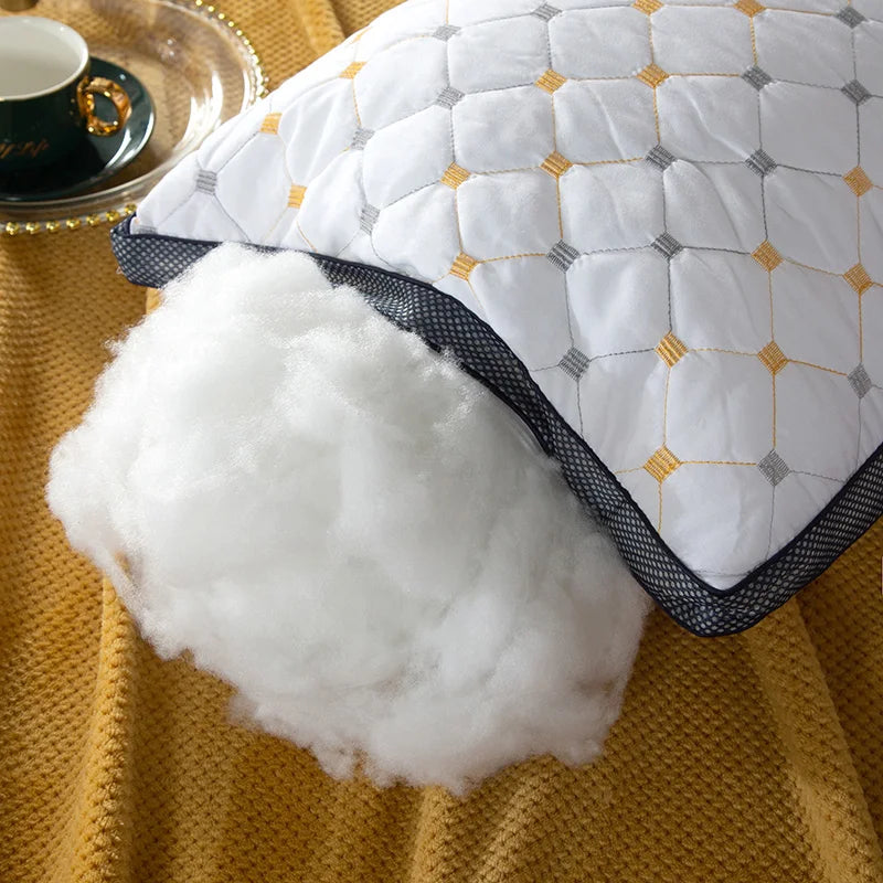 Sky Star Embroidered Neck Support Pillow