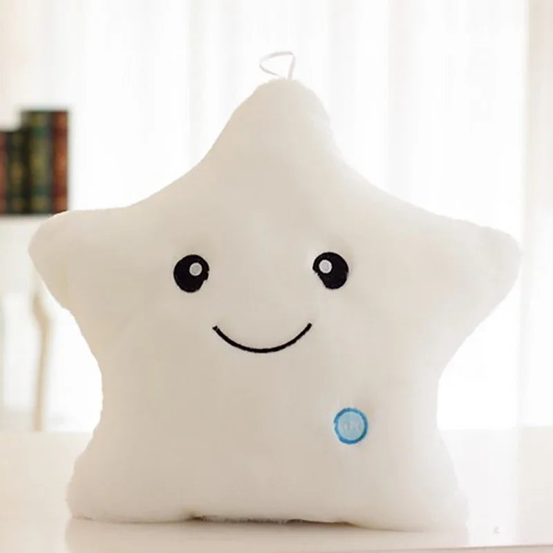 Cute Luminous Star Pillow for Sofa