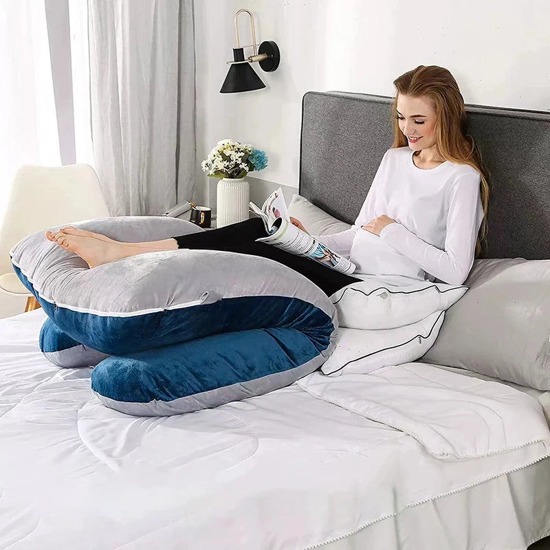 Multifunctional U-Shaped Pregnancy Pillow