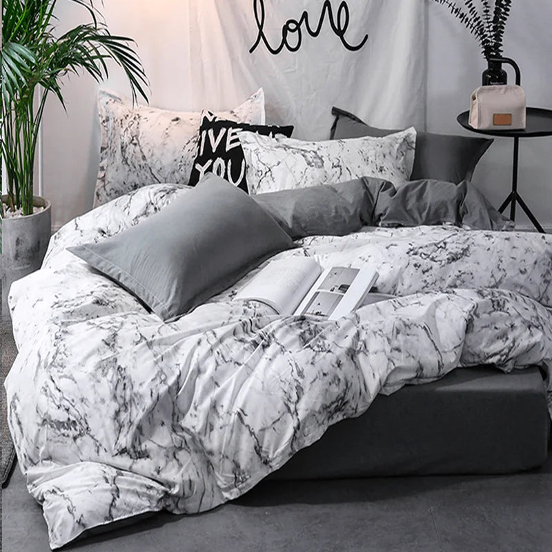 Duvet Cover Set with Pillowcases Queen