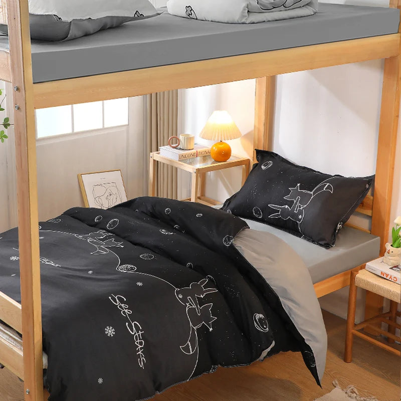 Double-Sided Four-Piece Bedding Set