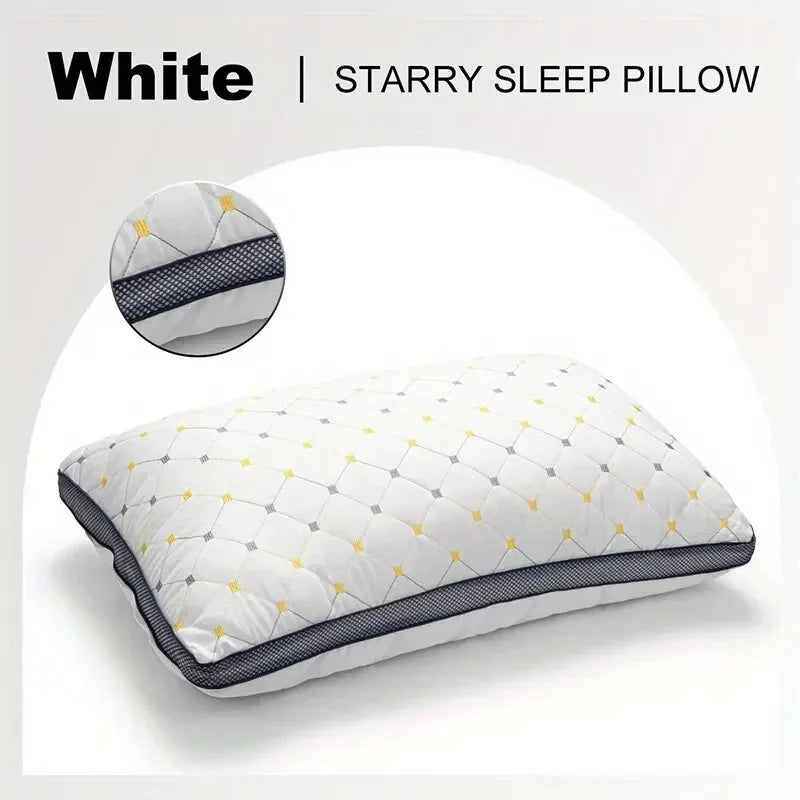 Sky Star Embroidered Neck Support Pillow