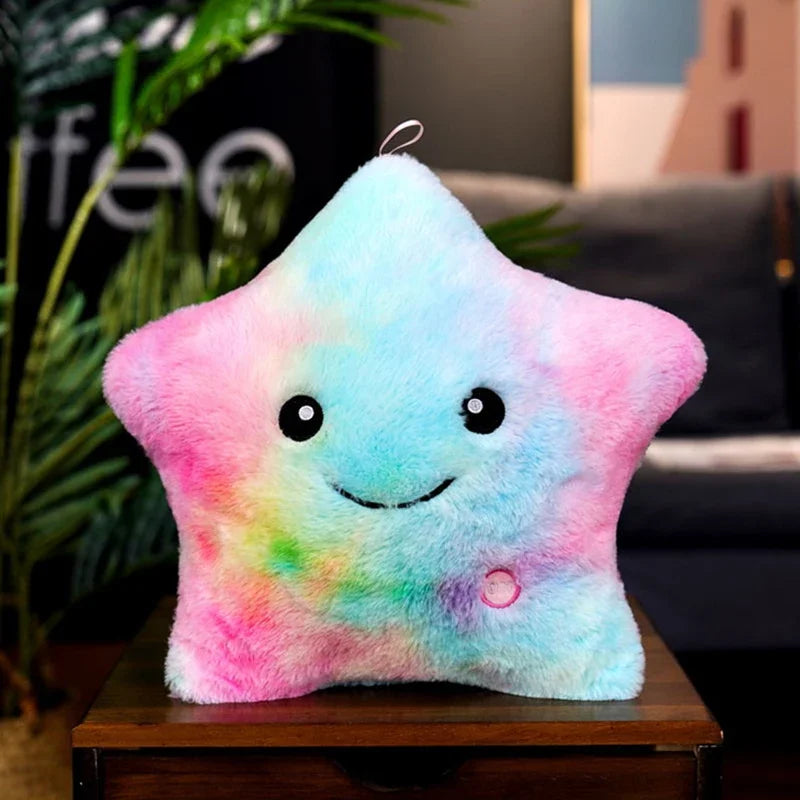 Cute Luminous Star Pillow for Sofa