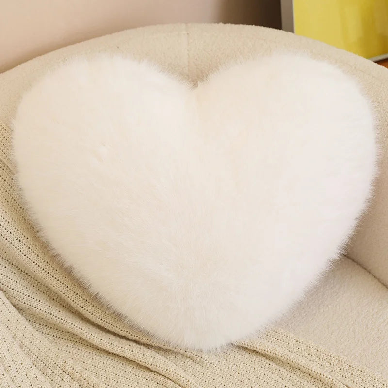 Long Plush Heart Pillow for Gifts