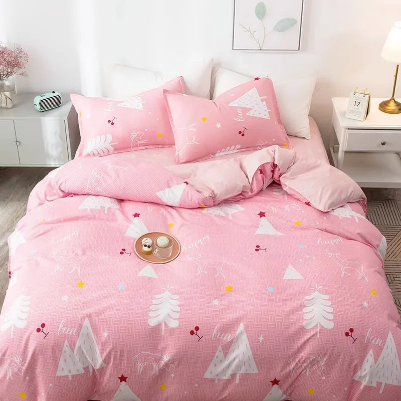 Double-Sided Four-Piece Bedding Set