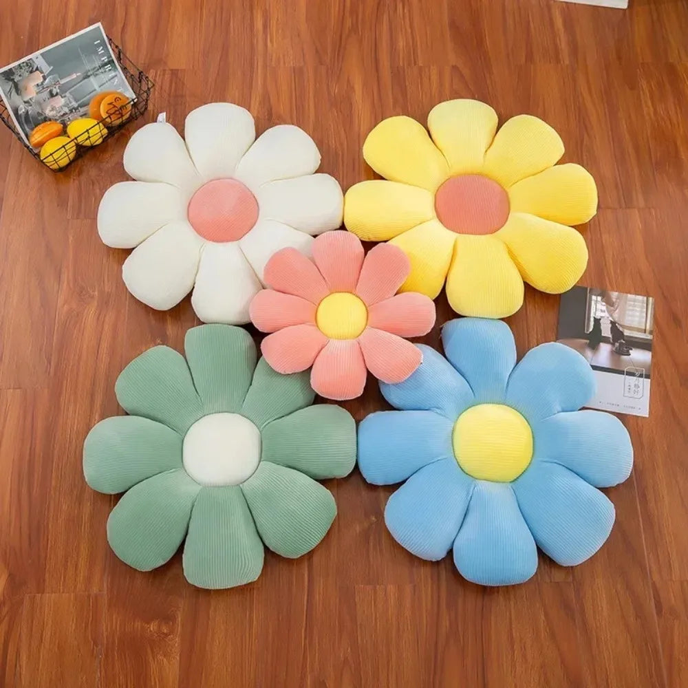 Cute Daisy Flower Pillow for Kids