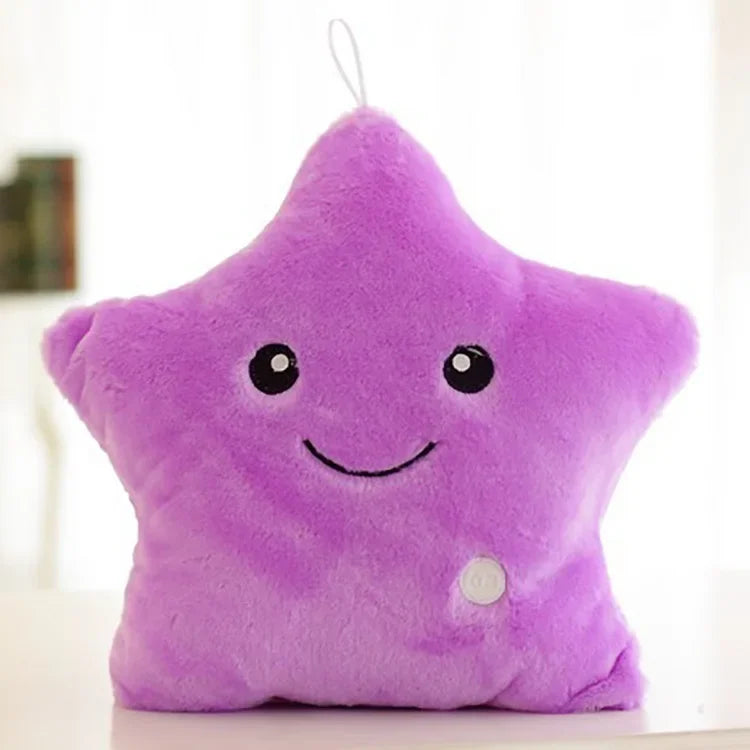 Cute Luminous Star Pillow for Sofa