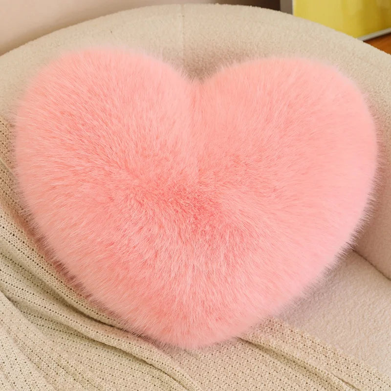 Long Plush Heart Pillow for Gifts