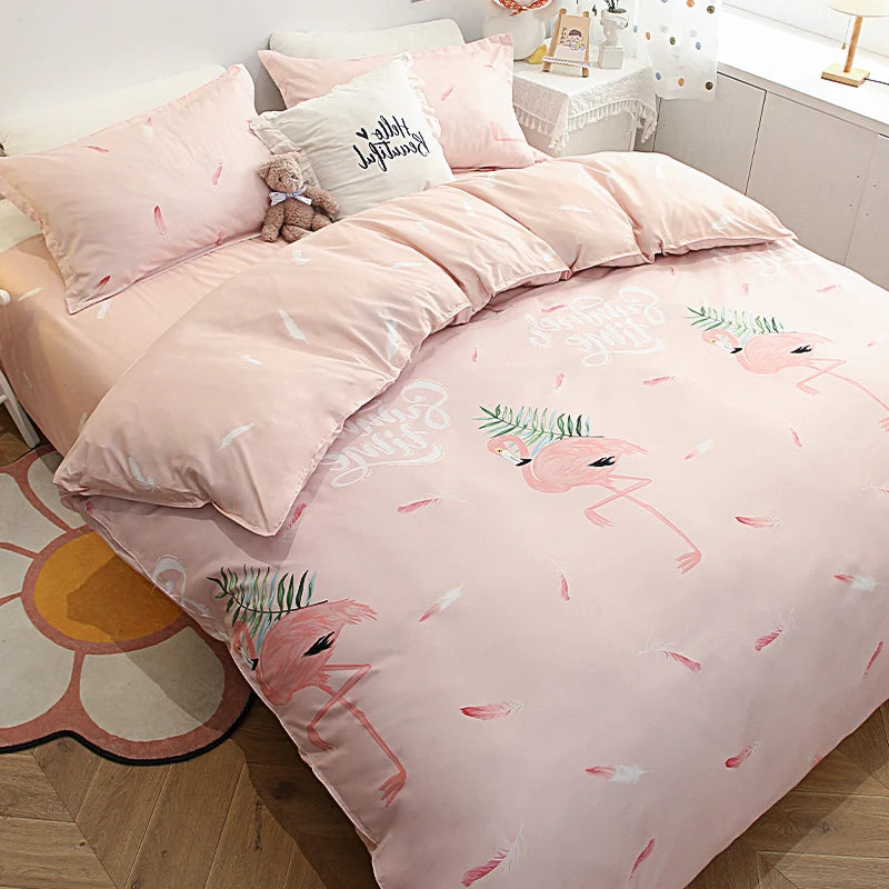 Double-Sided Four-Piece Bedding Set