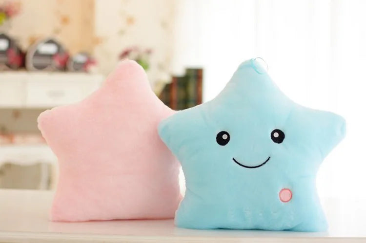 Cute Luminous Star Pillow for Sofa