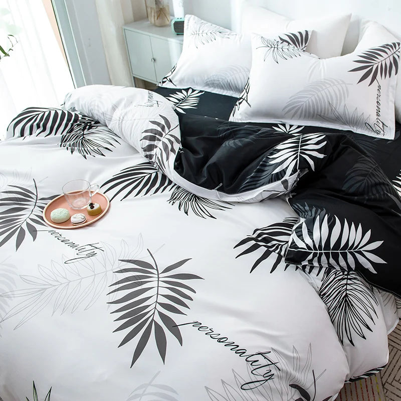 Double-Sided Four-Piece Bedding Set