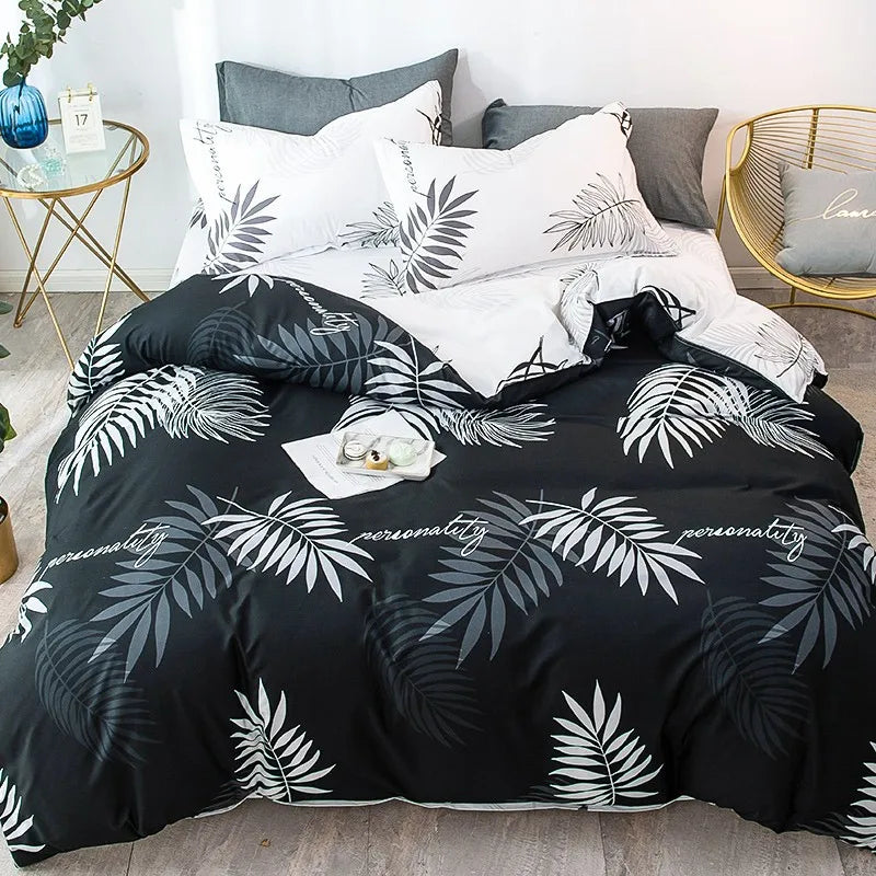 Double-Sided Four-Piece Bedding Set