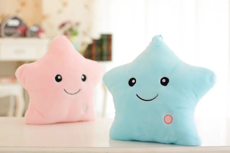 Cute Luminous Star Pillow for Sofa