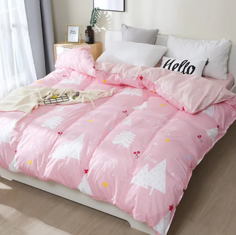 Double-Sided Four-Piece Bedding Set