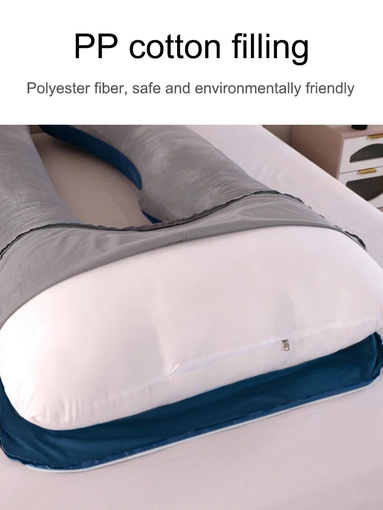 Multifunctional U-Shaped Pregnancy Pillow