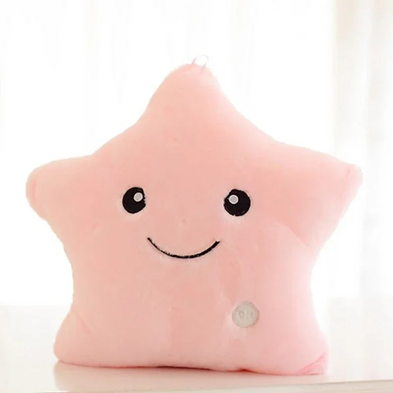 Cute Luminous Star Pillow for Sofa