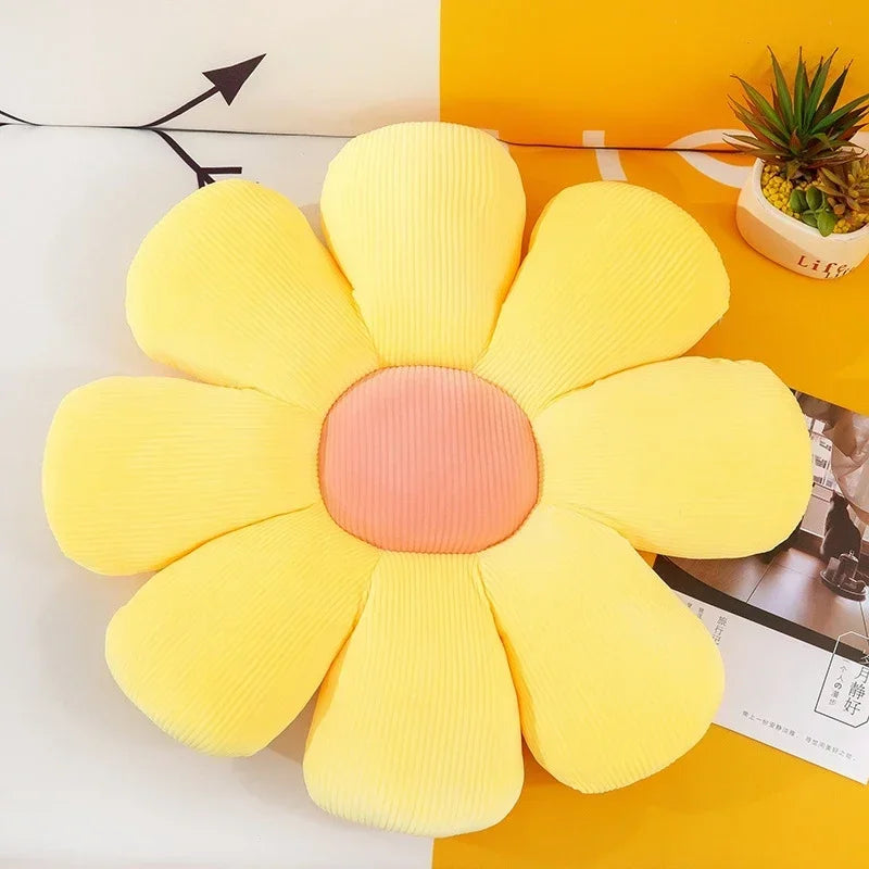 Cute Daisy Flower Pillow for Kids