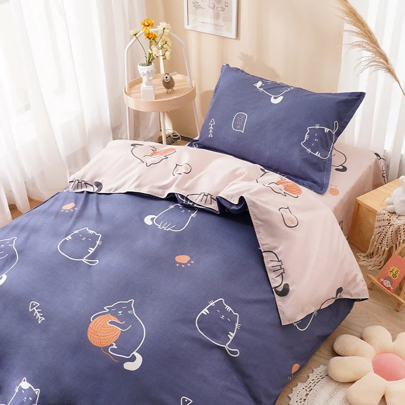 Double-Sided Four-Piece Bedding Set